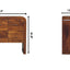 Darcy - 3 Over 3 Drawer Chest - Brown