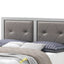 Padded Headboard Bed