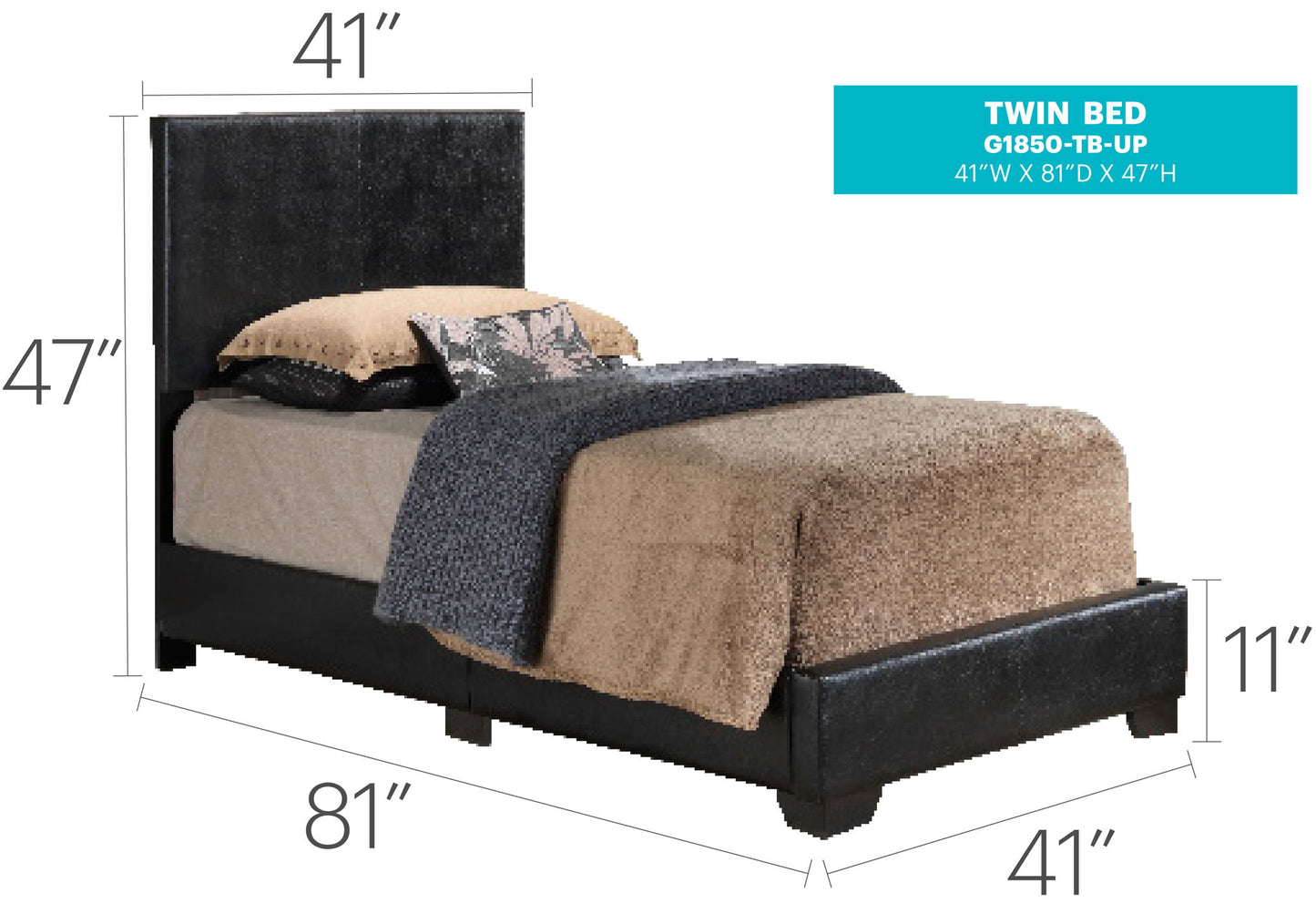 Elegant Platform Bed For Relaxed Spaces