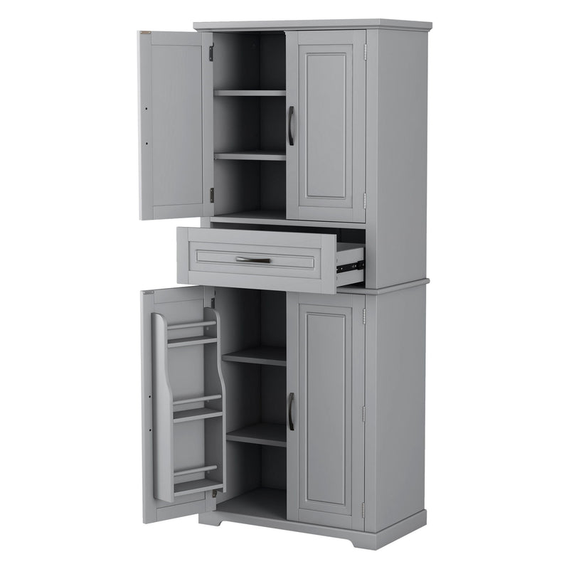 Bathroom Storage Cabinet With Multifunctional Storage Space, Drawer With Slide Rails, Adjustable Shelf