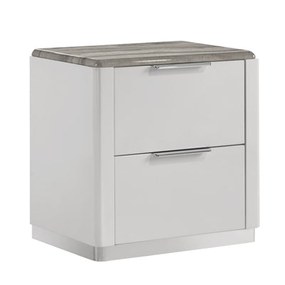 Jazz - 2 Drawer Nightstand - White