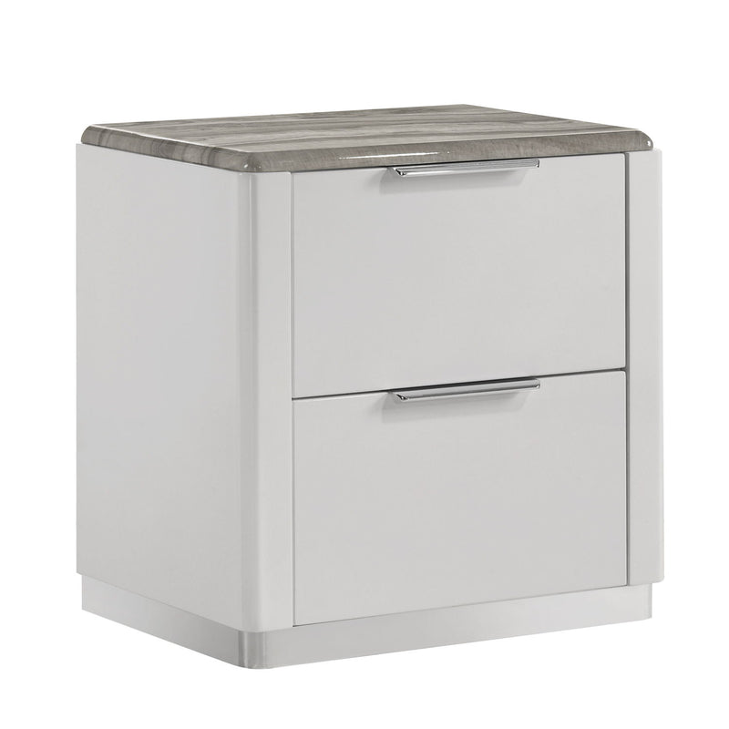 Jazz - 2 Drawer Nightstand - White