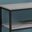 Accent Console Table For Entryway, Contemporary & Convenient Design - Gray