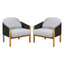 Grotta - Outdoor Wood Club Chair (Set of 2)