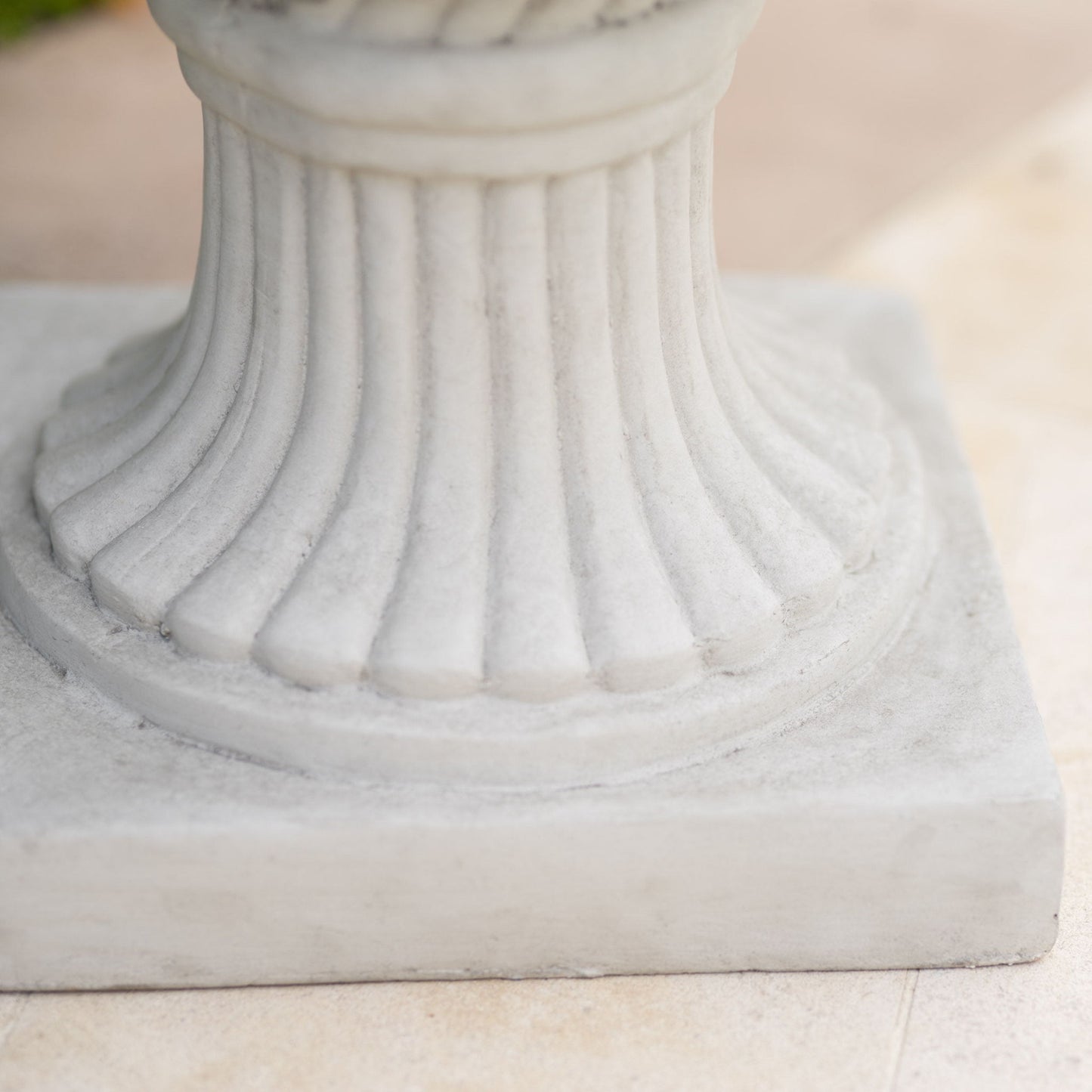 Classic Italian Urn Planter - Antique White