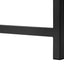 Corner Accent Console Table For Entryway, Unique L-Shaped Design