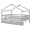 House Bed With 2 Drawers