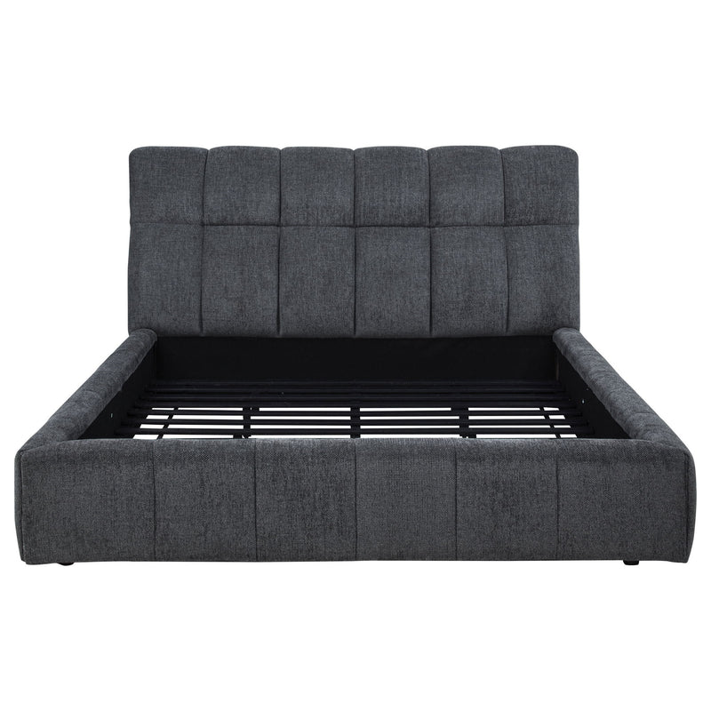 Branson - Platform Bed With Tufted Headboard