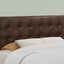 Full Size, Bed Headboard Only, Upholstered, Transitional - Brown