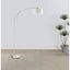 Jamison - Drum Shade Arc Adjustable Floor Lamp - Chrome