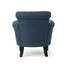 Elegant Club Chair With Nailhead Trim And Birch Wood Legs