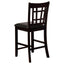 Lattice Back Counter Height Stools (Set of 2)