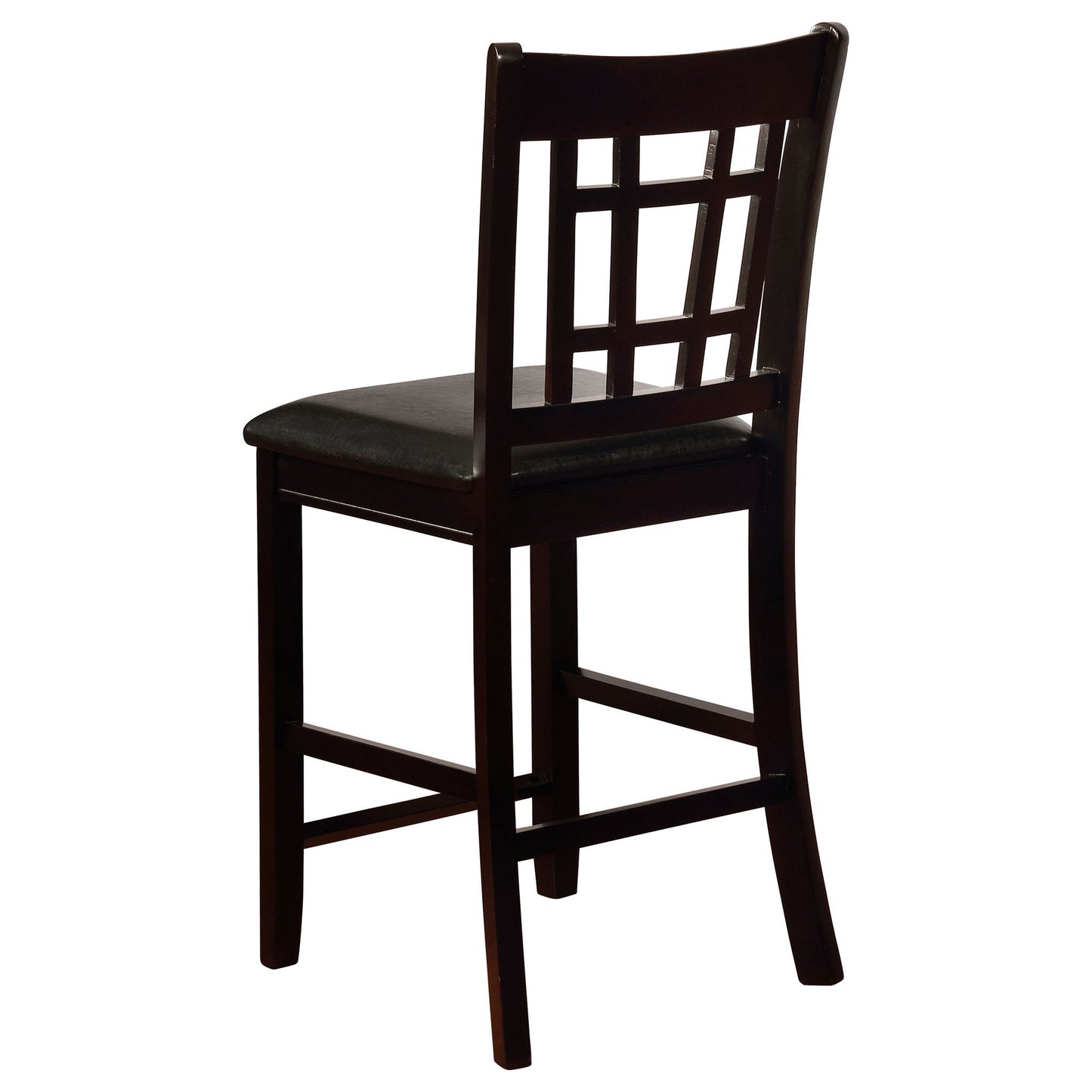 Lattice Back Counter Height Stools (Set of 2)