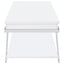 Briana - 2 Piece Coffee And End Table Set With Lift Top Legs - Gloss White