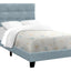 Bed, Upholstered, Frame Only, Transitional