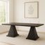 Plateau - 78" Rectangle Dining Table - Top & Base - Dark Brown