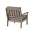 Peyton Club Chair Outdoor Seating Acacia Wood 32.25 X 28.00 X 31.25"