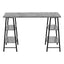 Computer Desk For Home Office, Laptop, Storage Shelves, Contemporary & Modern