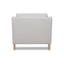 Chair With High Track Arms - Beige