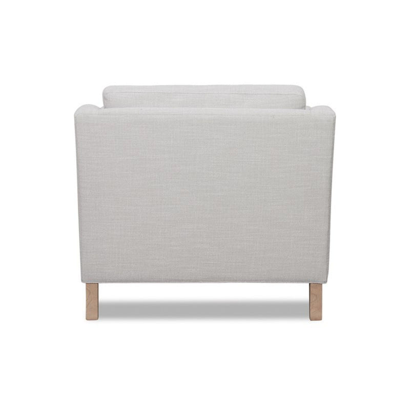 Chair With High Track Arms - Beige