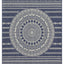 Sunshine - 5'3" X 7'3" Indoor, Outdoor Area Rug - Blue - Polypropylene