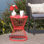 Lassen - Modern Outdoor Side Table With Hourglass Design