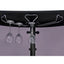 Strick & Bolton - Freestanding Glass Top Home Bar Wine Cabinet With Panels - Black