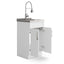 Hennessy - Deluxe Laundry Cabinet With Faucet And Stainless Steel Sink