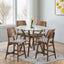 Oscar - Round Glass Counter Table Set