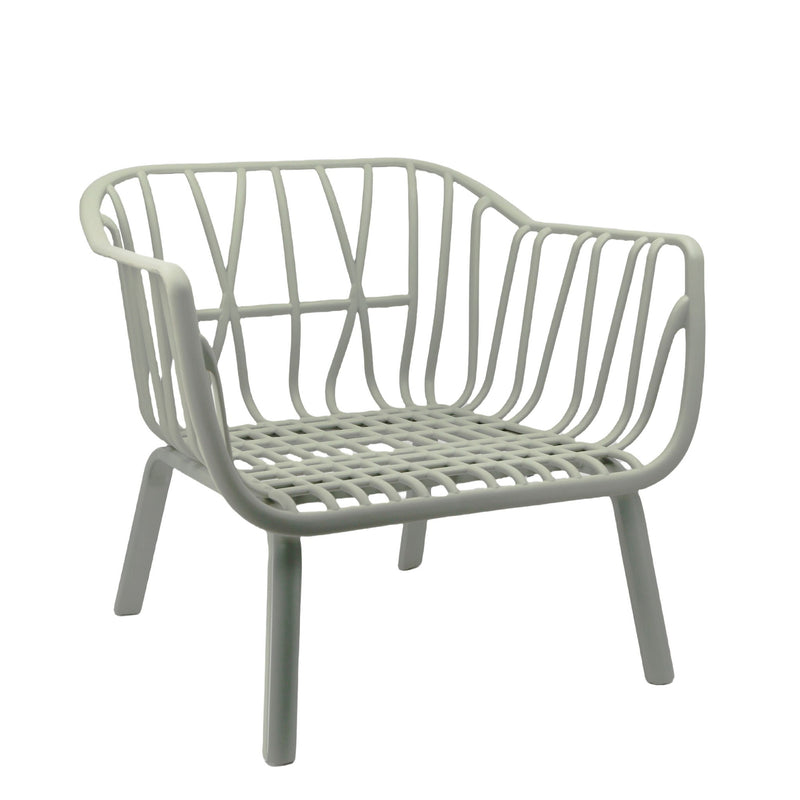 Huron - Outdoor Patio Club Chair (Set of 2) - Beige / Light Green