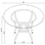 Marina - Round Dining Table - Gunmetal