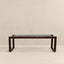 Christina - Bench - Cognac / Dark Brown / Tan