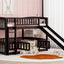 Low Bunk Bed With Slide, Fence And Ladder