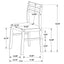 3 Piece Dining Set With Drop Leaf Table And Upholstered Chairs