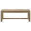 Malvika - Trestle Base Dining Bench - Brown