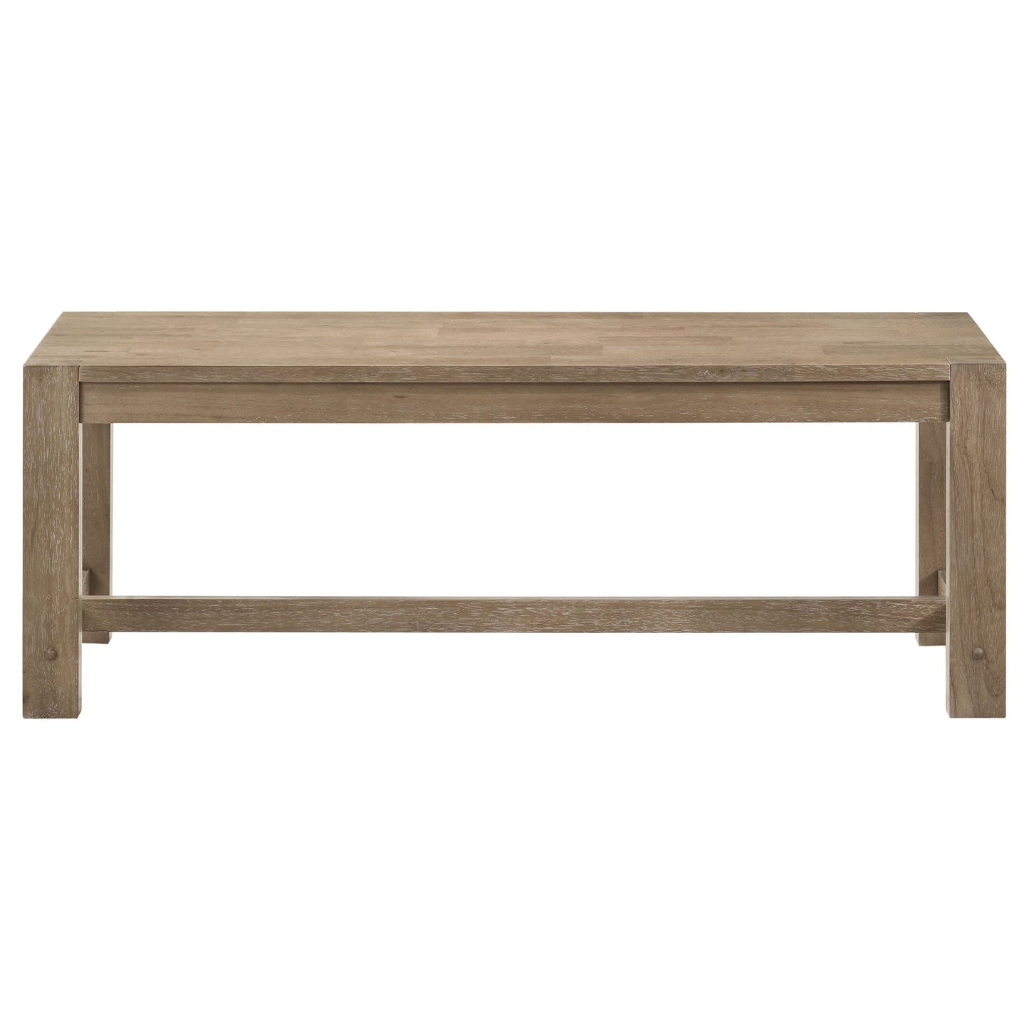 Malvika - Trestle Base Dining Bench - Brown
