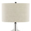 Botella - Contemporary Table Lamp Built In USB Port (Set of 2) - Clear / Oil Bronze / Natural