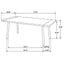 Governess - Rectangular Dining Table - Natural
