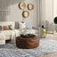 Connor - Handcrafted Round Pouf
