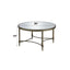 Aditya - Mirrored Antique Brass Coffee Table - Antique Brass