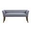 Elegant Design Bench Upholstery, Solid Wood Frame
