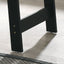Kenzo - End Table With Faux Marble Top Finish - Black
