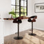 Archer - Adjustable Swivel Bar Stool - Black