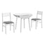 3 Pieces Dining Table Set, Small, Drop Leaf, Contemporary & Modern