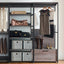 Monica - Walk-In Closet System With Modular Design - Rustic