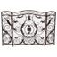 Mariella - Traditional Floral Iron Fireplace Screen With Ornate Design