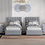 Upholstered Platform Bed With A Hydraulic Storage System