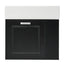 Modern Wall Mounted Bathroom Vanity With Sink, Soft Close Drawer, Adjustable Shelf, Toilet Paper Holder