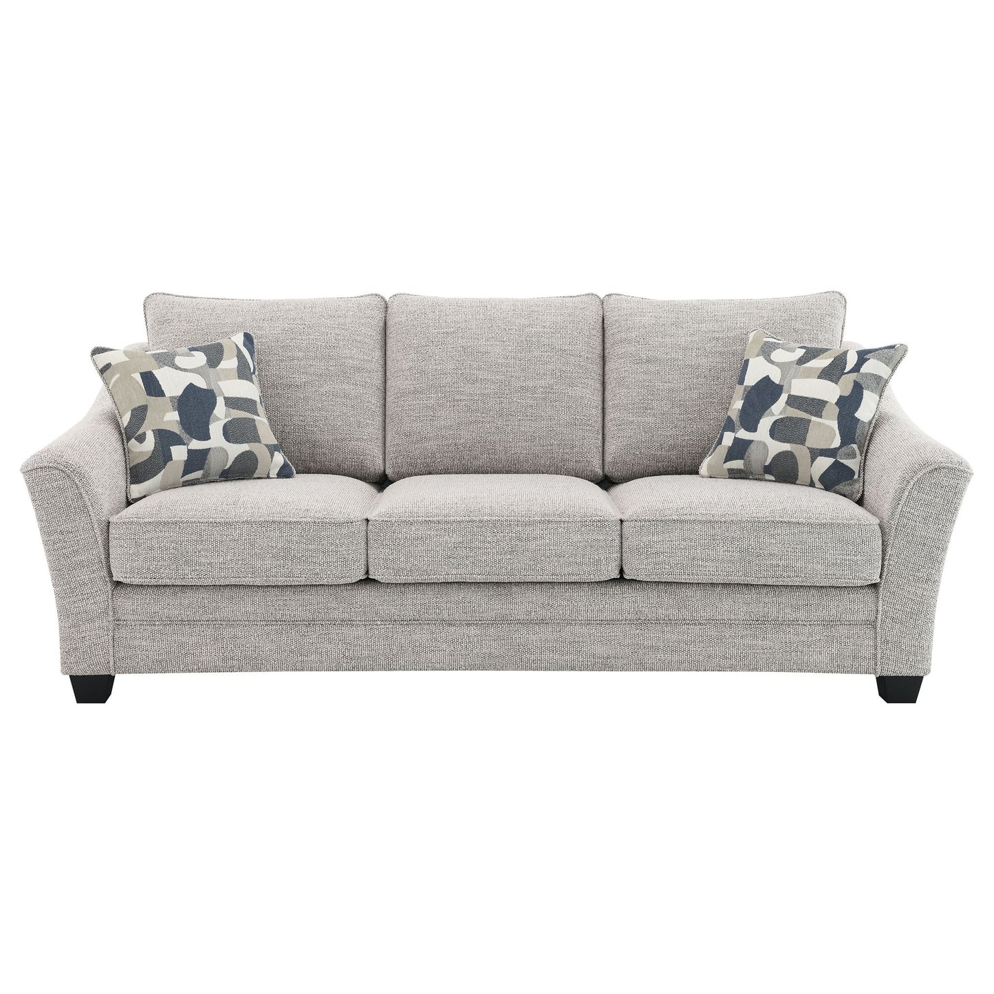 Mingle ] Upholstered Sofa - Light Gray