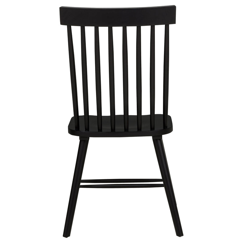 Finley - 5 Piece Dining Set With Round Table And Spindle Back Chairs